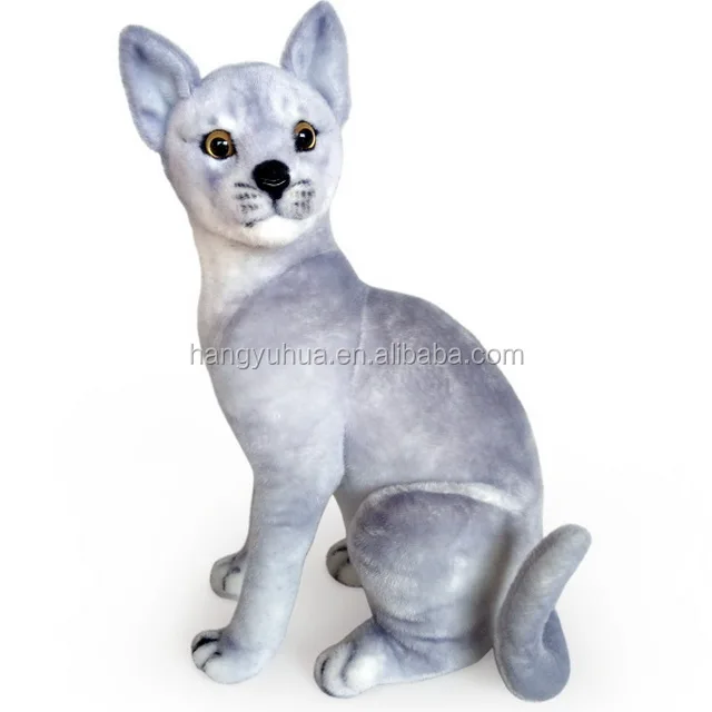 Custom Plush Cat Stuffed Toy Realistic Stuffed Sitting Caracal Cat Stuffed Toy Buy Lifelike