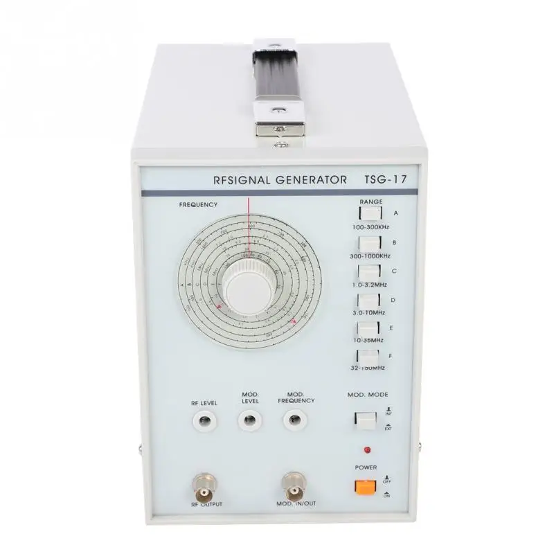 US Plug Akozon RF Signal Generator TSG-17 High Frequency Signal Generator RF Signal Generator 220V/110V 100 kHz to 150MHz Radio-Frequency 