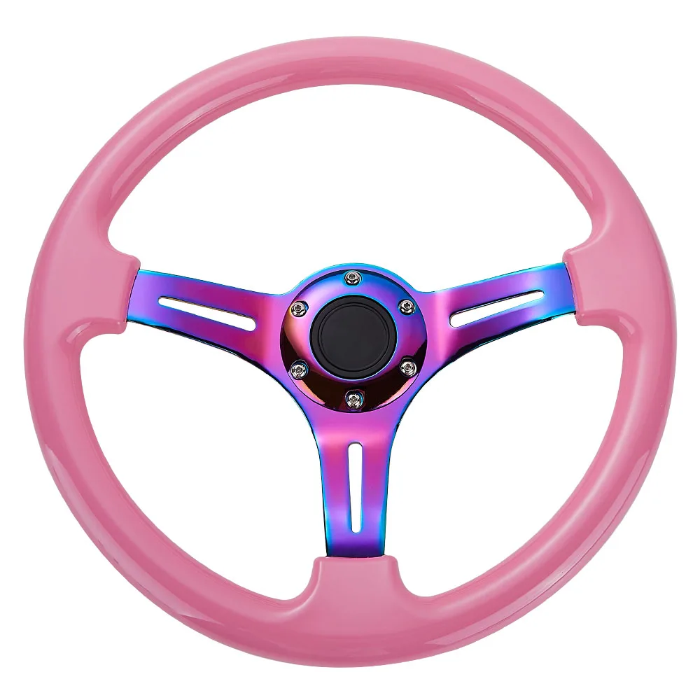 Racing Car Accessories Billet Steering Wheel,Pink Racing Steering Wheel