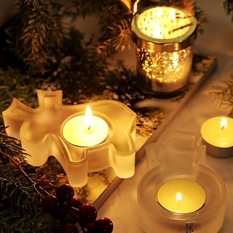 Wholesale Christmas Mini Scented Tealight Candles Wax Melts Personalised Custom Stone Buy