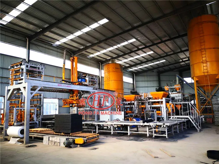 Full Automatic Cement Block Production Line Concrete Paver Machine Manual Interlocking Brick Making Machine