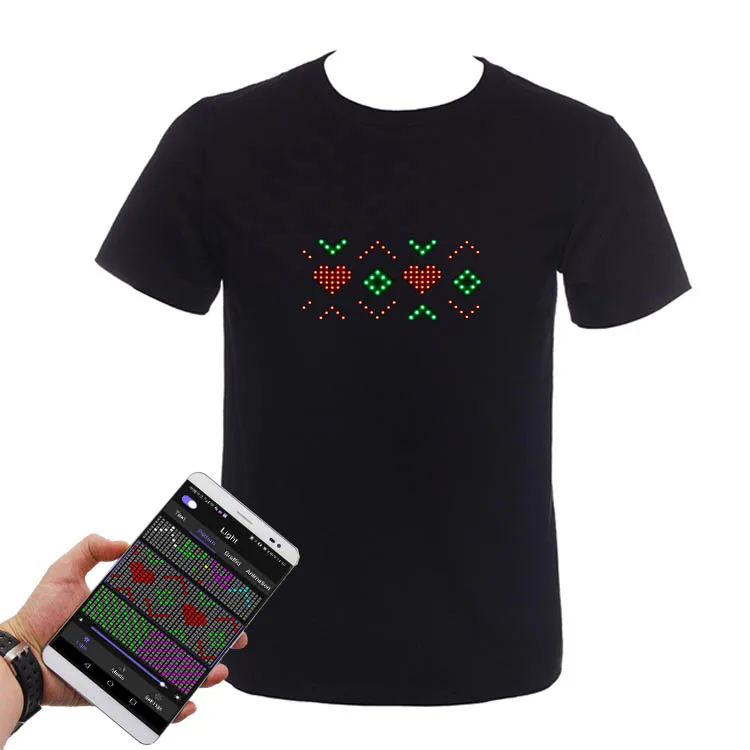 

Portable Programmable T-shirt,1 Piece, Black