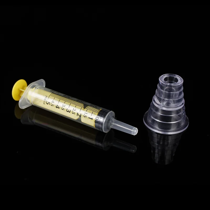 Disposable Animal plastic feeder hand push plastic syringe pet irrigator feeder large capacity syringe 5ml factory