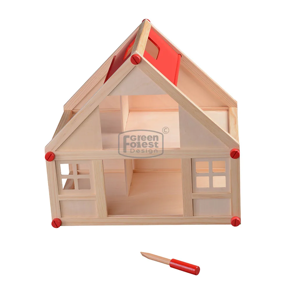 Casa De Muñecas De Madera Tradicional Para Niños De Niveles Buy Casa De  Muñecas De Madera,Casa De Muñecas Miniatura,Niños Mini Casas Product On |  .id