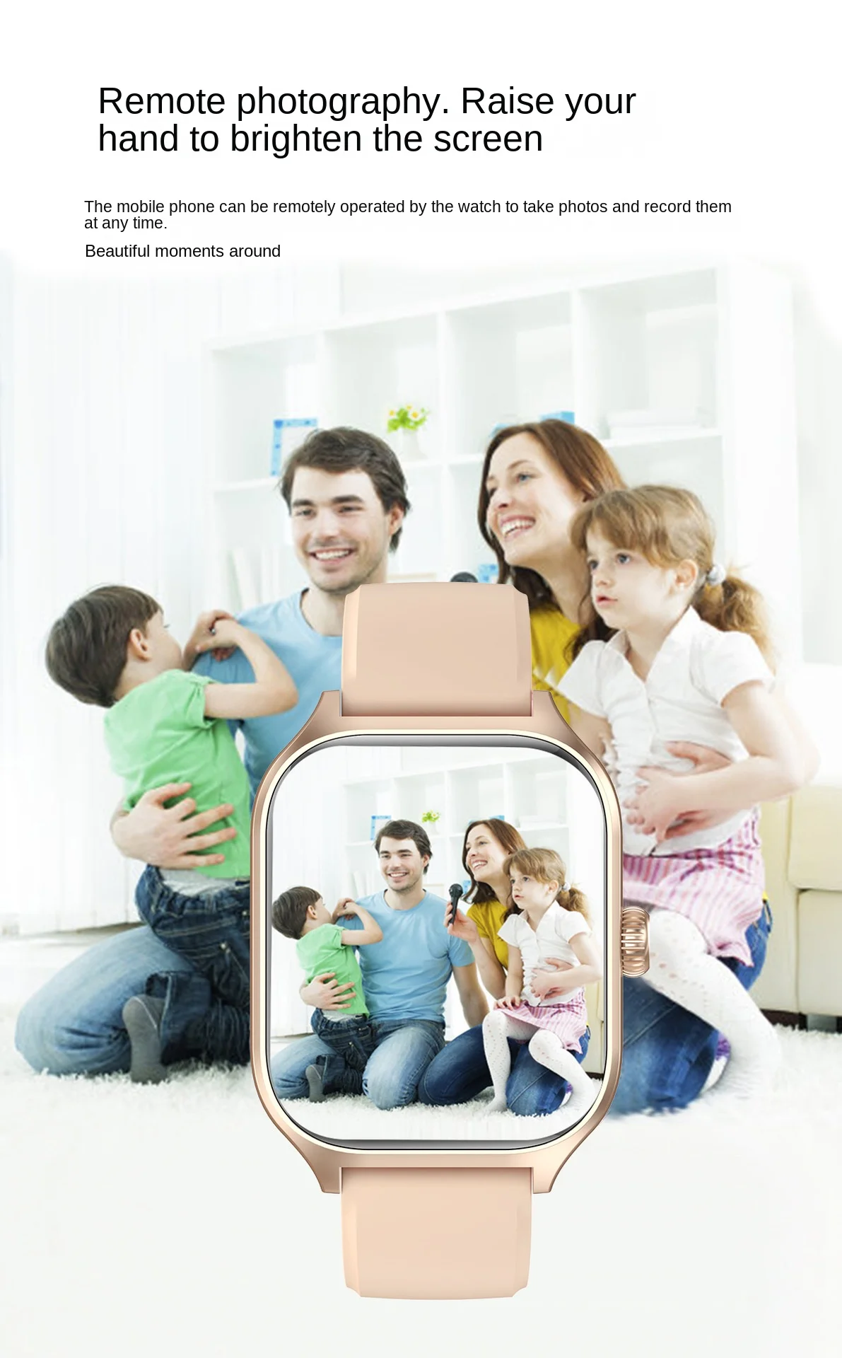 蓝牙智能手表心率监测信息提醒长电池寿命触摸屏男士商务女装时尚礼品