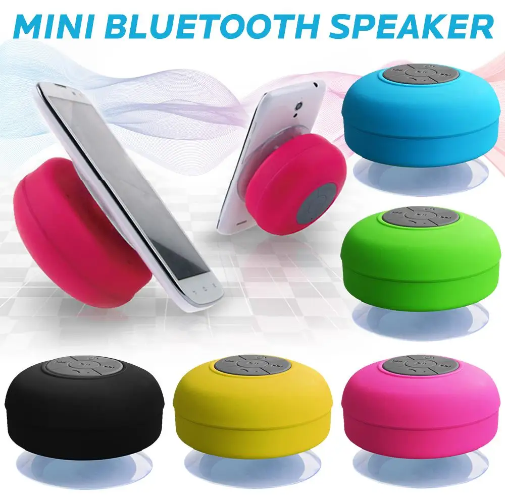 Strong Suction cup Bathroom Waterproof IPX4 Wireless Shower Blue tooth Speaker - ANKUX.COM
