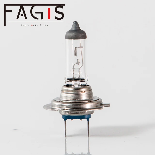 Fagis 12v h7 car headlight bulb 55w quartz glass halogen bulb filament