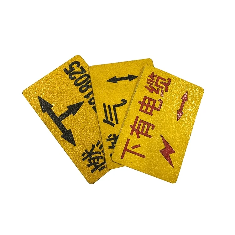Reflective Pipe Warning Sticker Caution Signs Reflective Warning Tape