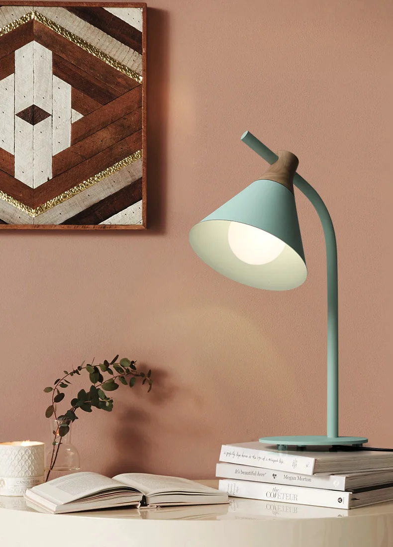 Elegent Table Lighting for Home Study Desk Decor LED Light Colorful Bedroom Furniture LED Night Lamp