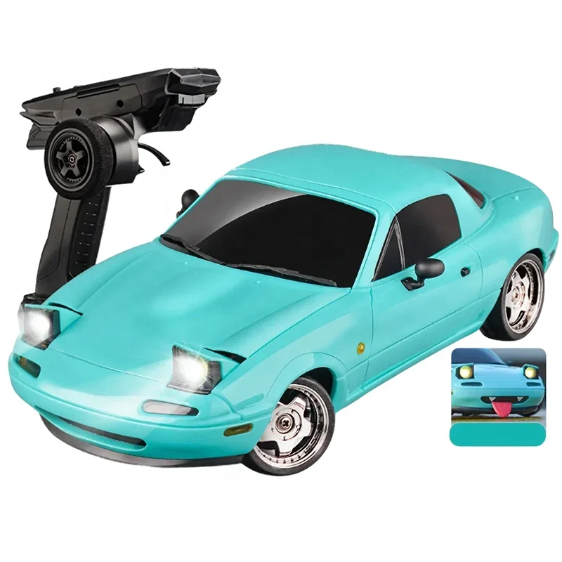LDRC LD1804 RTR 1/18 Scale MX5 RC Drift Car with Gyro, LED Lights