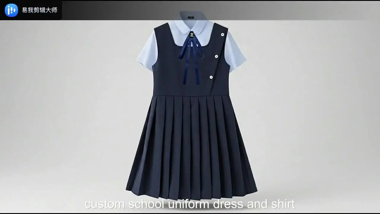cute uniform dresses Navy Twirl Dress