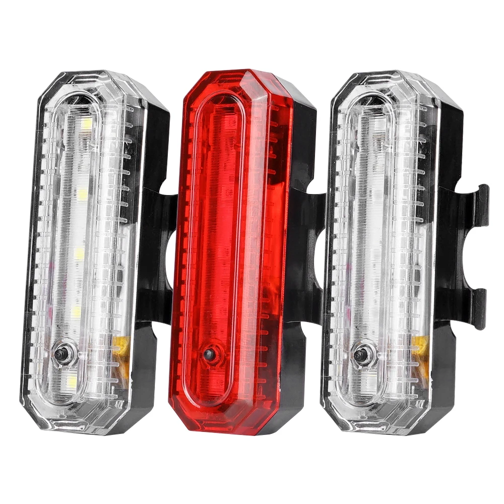 
Wholesale LED Bicycle Warning Rear Light USB Rechargeable Easy To Mount For Any Seat Tube Bike Accessories 