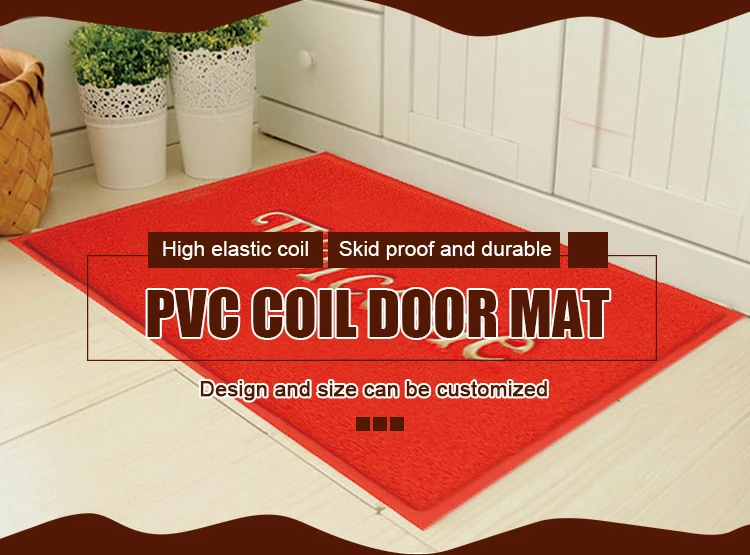 pvc coil door mat