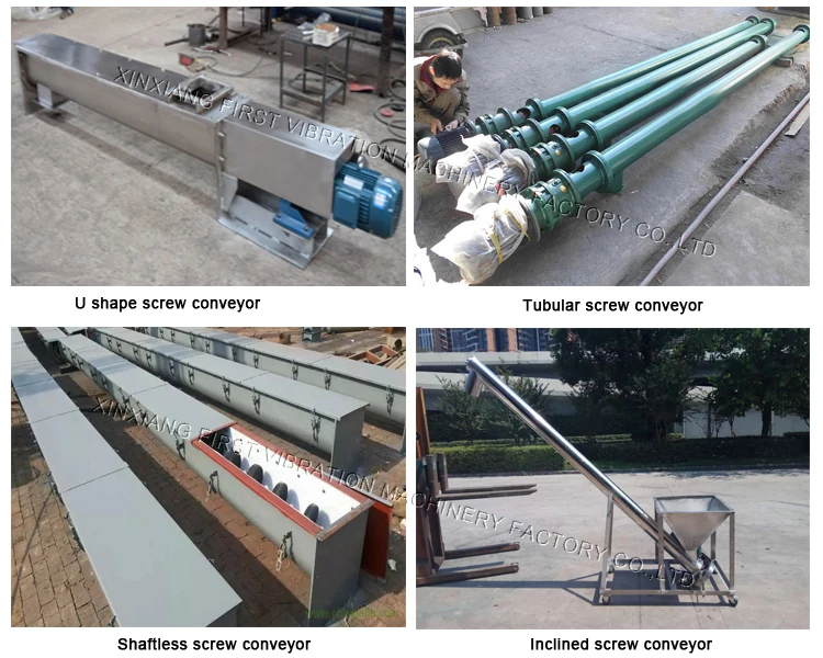 Thermal Processing Heater Screw Drying Auger Hollow Flight