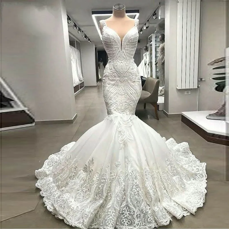 sexy mermaid wedding dresses