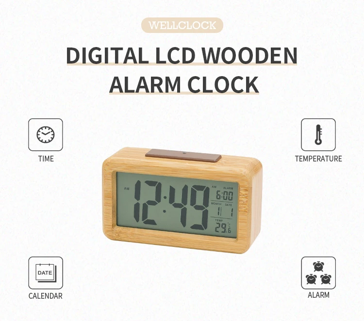 Digital LCD Display  Clock