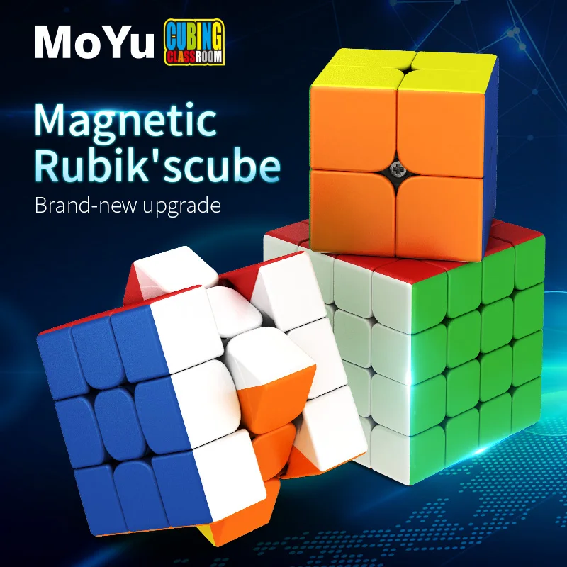 Moyu RS2M Magnetic 2020 Version 2x2x2 Stickerless Speed Cube USA Stock 