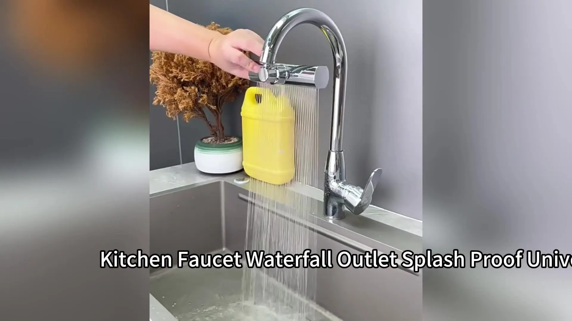 Revolutionize Your Kitchen with the Ultimate Faucet Extension: The Waterfall Outlet Splash-Proof Bubbler 2 Kitchen Faucet Waterfall Outlet Splash Proof Universal Rotating Bubbler Multifunctional Water Nozzle Extension Kitchen Gadgets