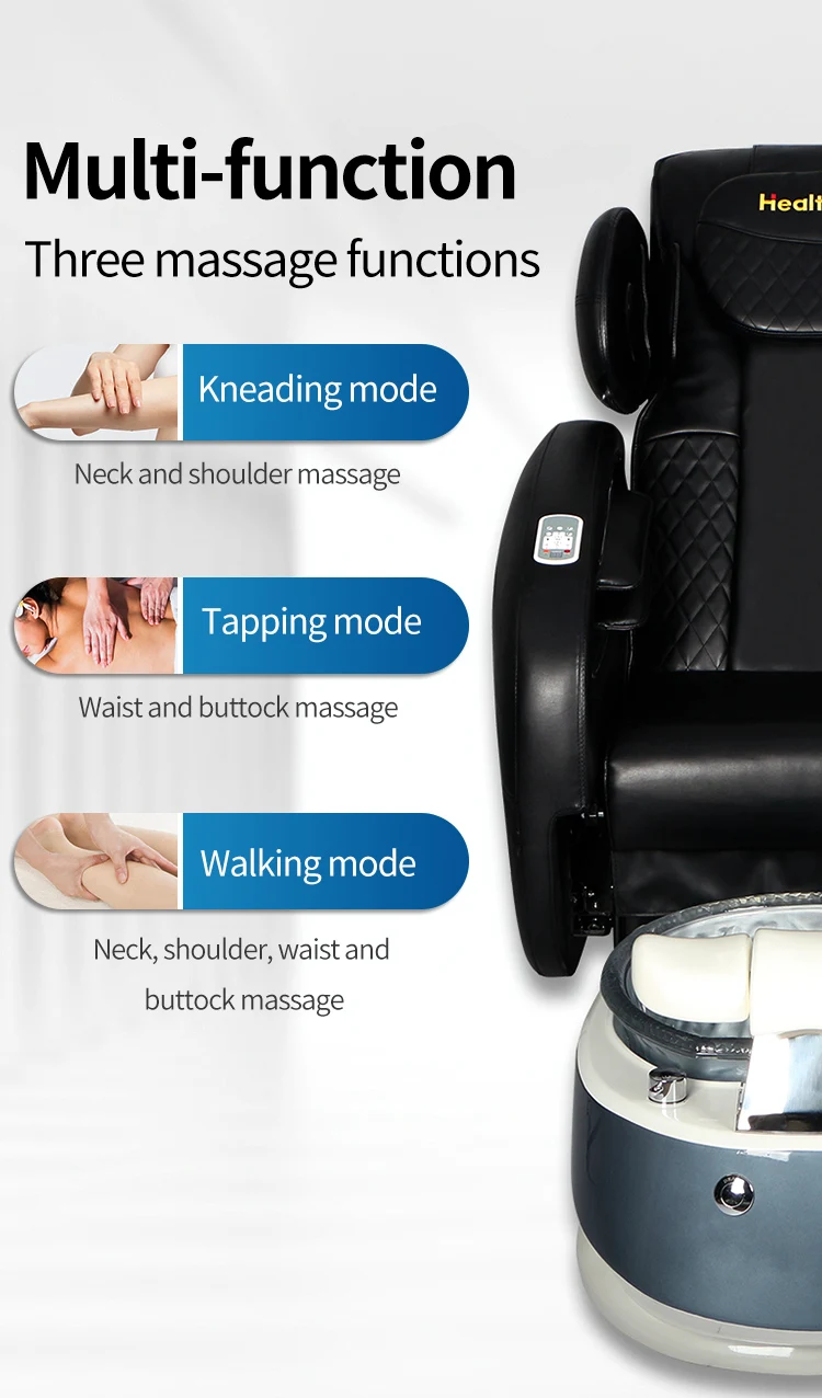 Healthtec Antiacetone Leather Full Body Spa Pedicure Massage Chair