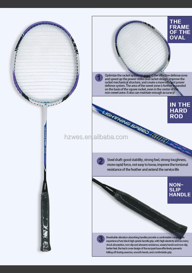 Hot Sale Aluminium Badminton Racket Set School Sporting 