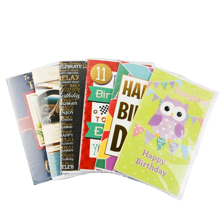 
China Manufacturer Standard Sizes Custom Printing Greeting Card 