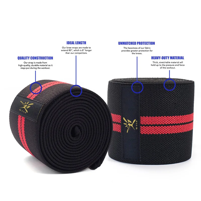 Fitness Knee Wraps  knee straps for Cross Training ,Weightlifting