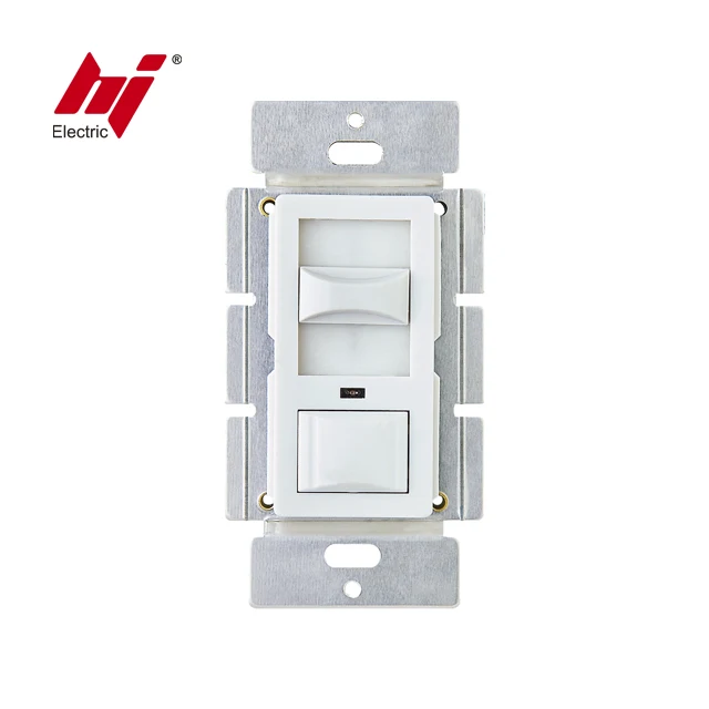Three way 120V 600W incandescent led light dimmer switch with indicator light