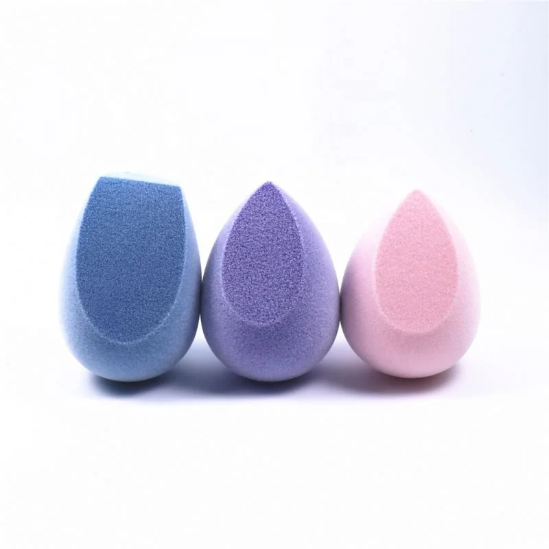 

Supplier super soft Flocked Velvet Beauty makeup sponge Pink microfiber custom beauty sponge makeup cosmetic, Blue / pink / purple / rose red