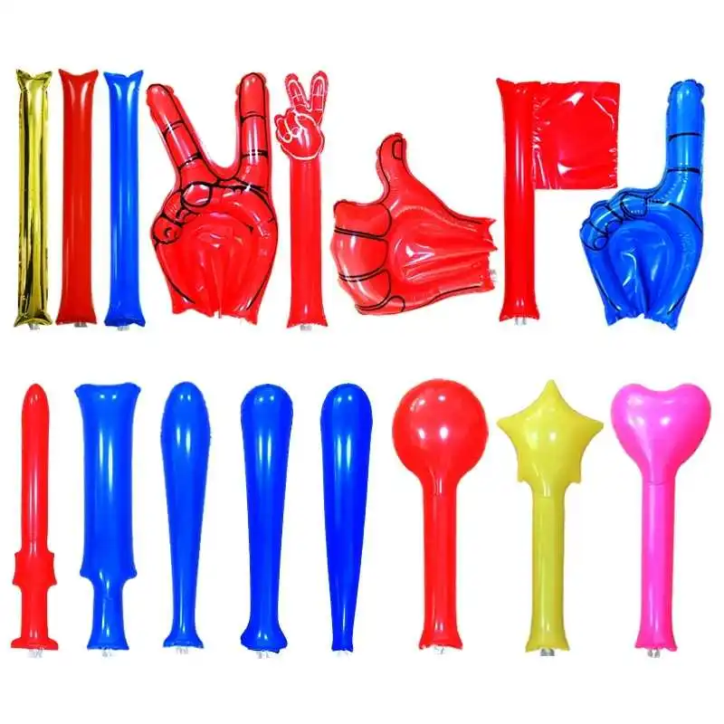 Inflatable Eh Finger Inflatable PVC Middle Finger Hand for Cheerleading Cheerleading ...