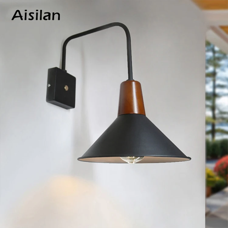 BD71 Wall mounted hung Lamp Modern Style Home Hotel Bedroom Black Corridor Indoor LED Wall Light