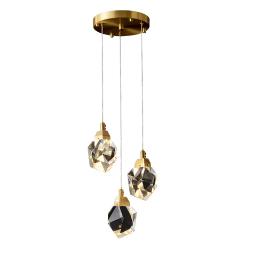 rgb flush mounted mini 1 single raindrops crystal cone chandeliers pendant light