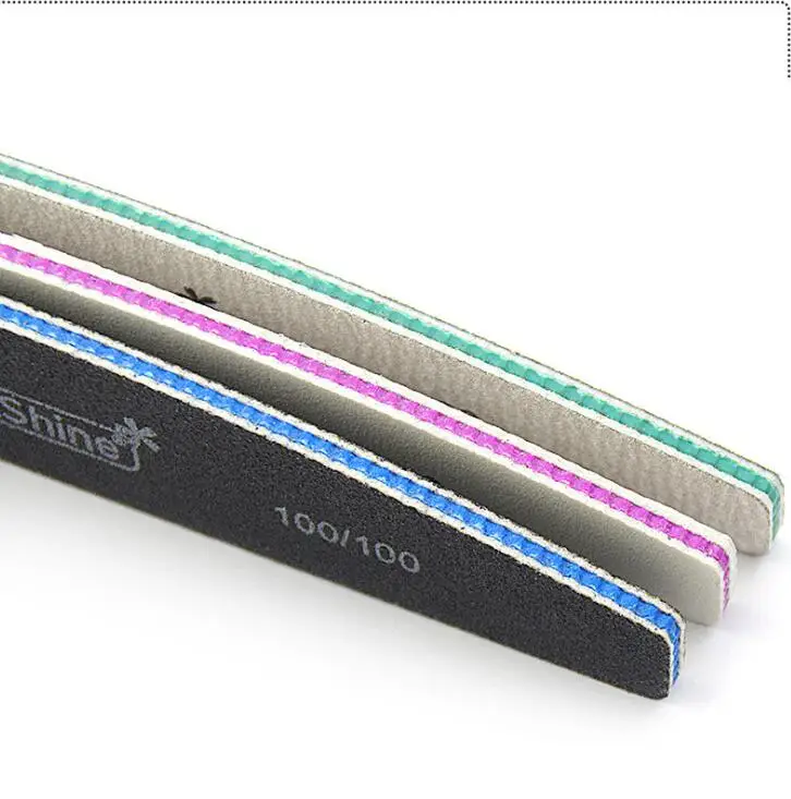 Custom Printing Logo Zebra Nail File 180/180 Disposable Personalized