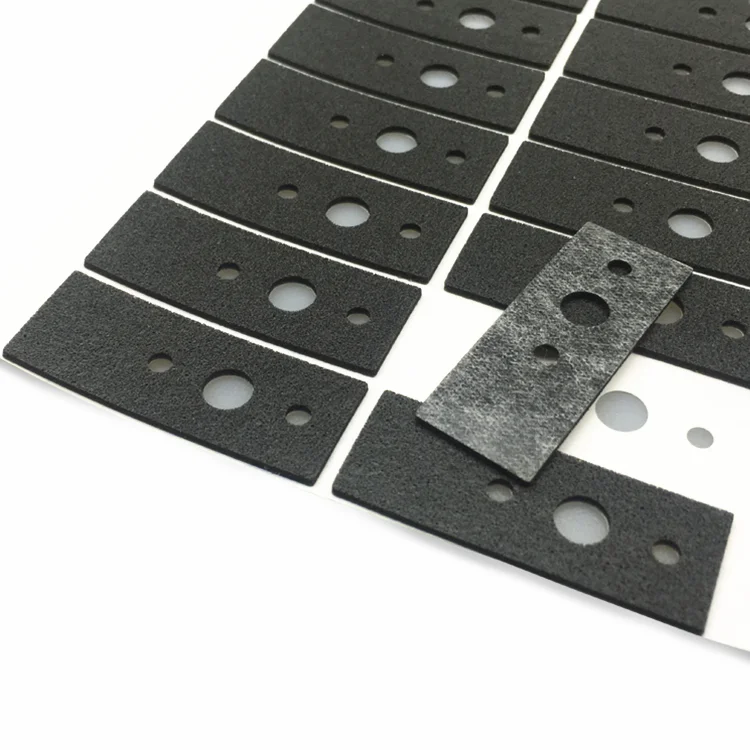 优质粘合剂黑色模切泡沫日本 poron 泡沫衬垫的缓冲区 - buy poron