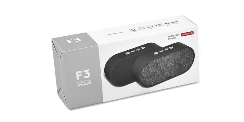 OEM F3 Wooden Wireless Stereo Mini Portable Speaker - ANKUX.COM