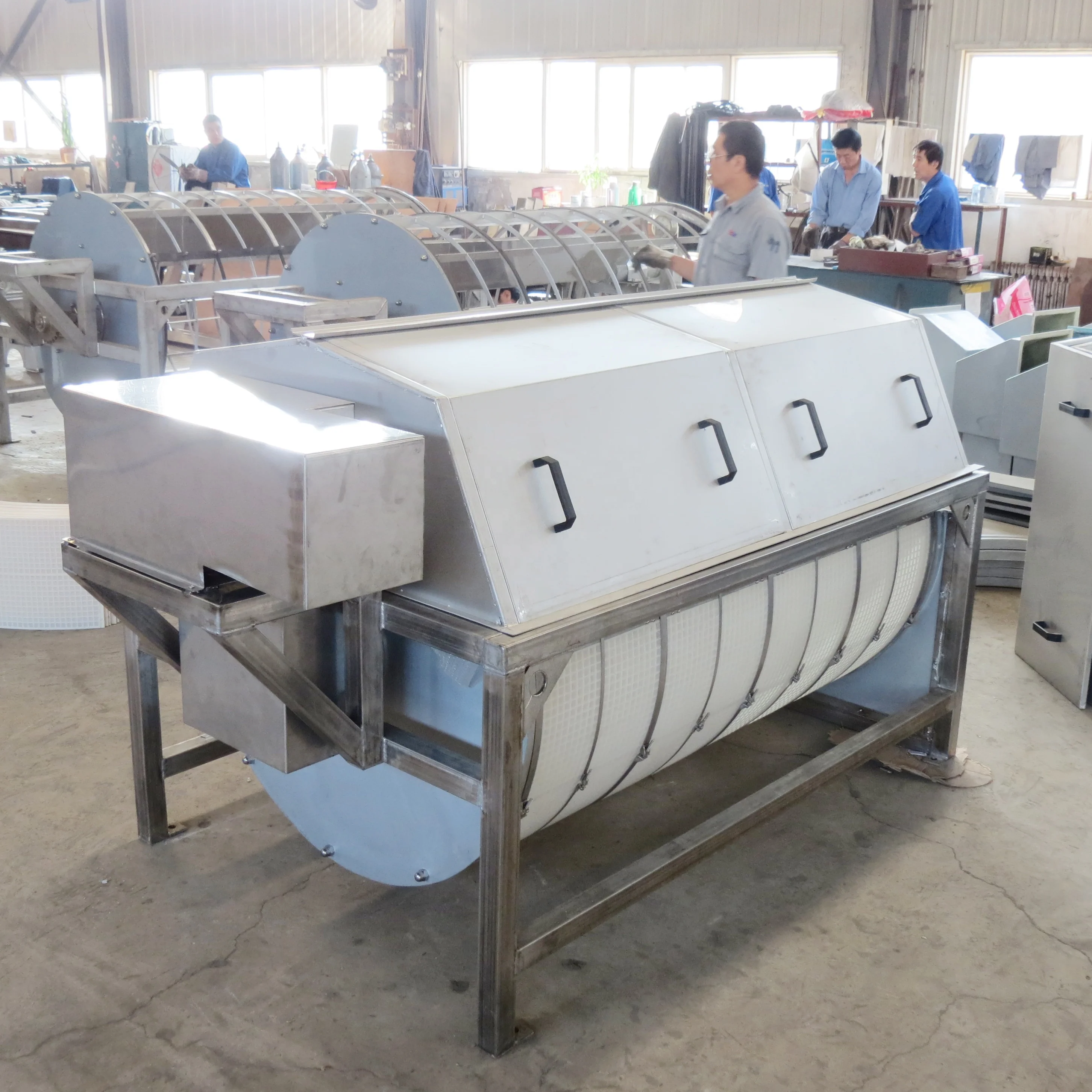 Micro Drum Filter For Fish Pond,Stainless Steel Drum Filter For