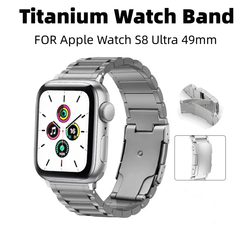 Watch Band For Apple Watch Ultra Titanium Band 49mm,Apple Watch Ultra