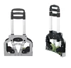 Aluminum alloy folding hand cart/Portable foldable luggage hand trolley/Collapsible folding aluminum hand cart