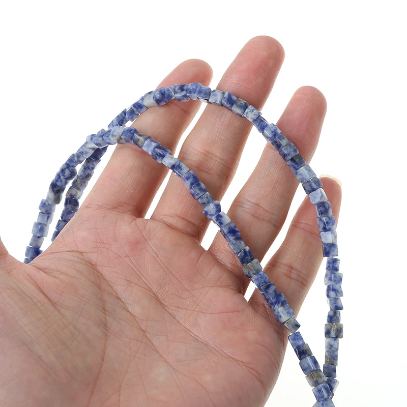 Factory Wholesale Diy Natural Gemstone Beads Square Loose Bead For