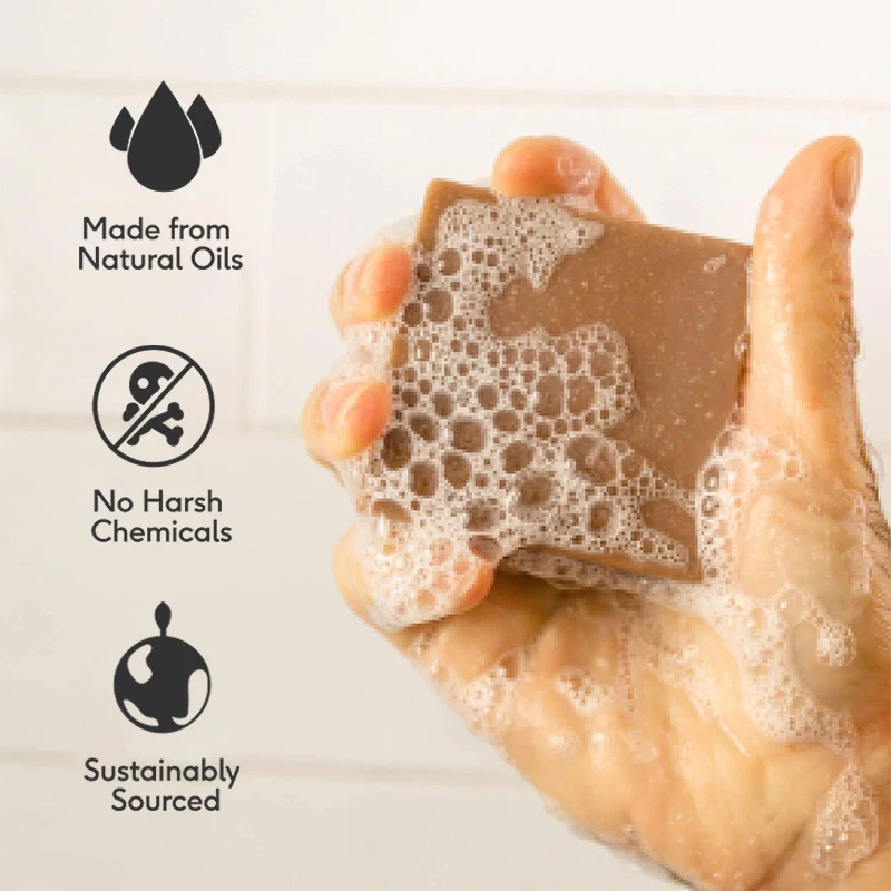 Carvenchy Natural Organic Cold Process Soap Exfoliating Deep Cleansing