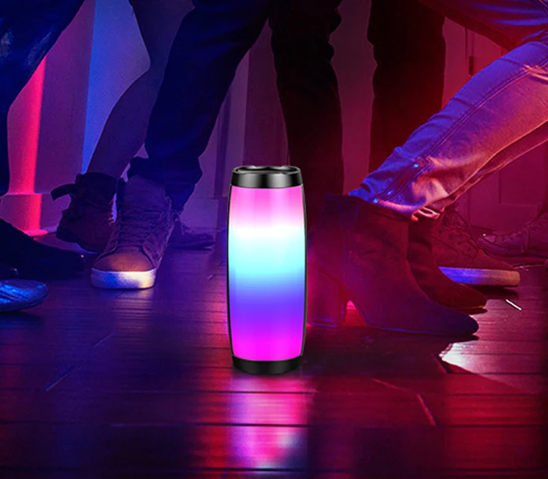 TG157 LED Bluetooth Speaker Waterproof Portable Outdoor Speaker Wireless Mini Support TF Card USB Charge 1200mAh - ANKUX.COM