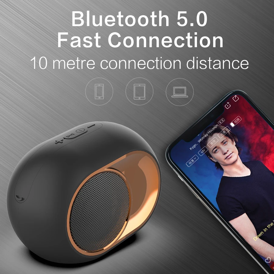 high quality portable mini retro plastic wireless outdoor bluetooth speaker - ANKUX.COM