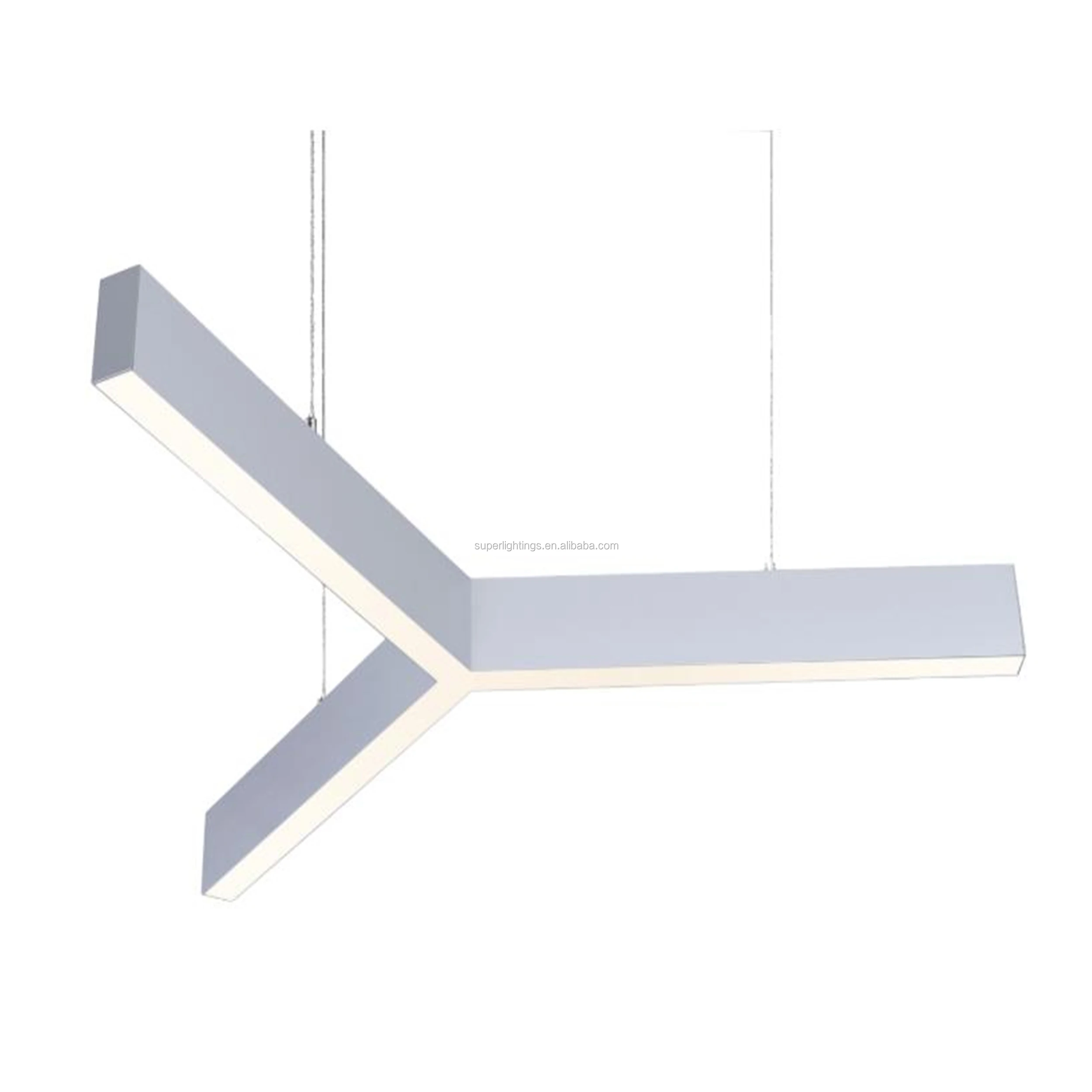 L15A smart profile face mounted ceiling lighting modern chandelier led pendant lamp module hanging linear lights fixtures