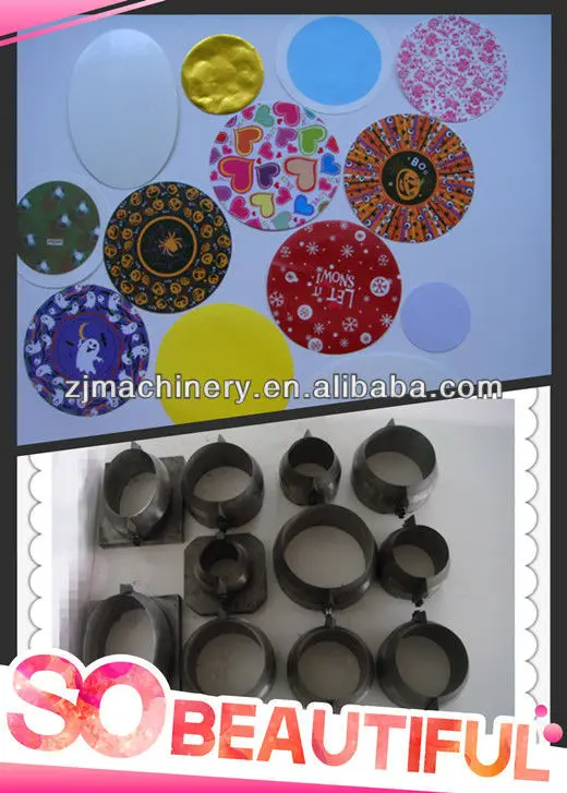 cake paper before cutting and dies