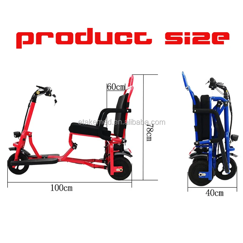 EASYTAKE AD101 Aluminum 350W 10inch  Folding Electric Scooter for Old