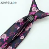 Amazon Brand Aimpellor String Pulling Man Fashion Easy Silk Floral Tie