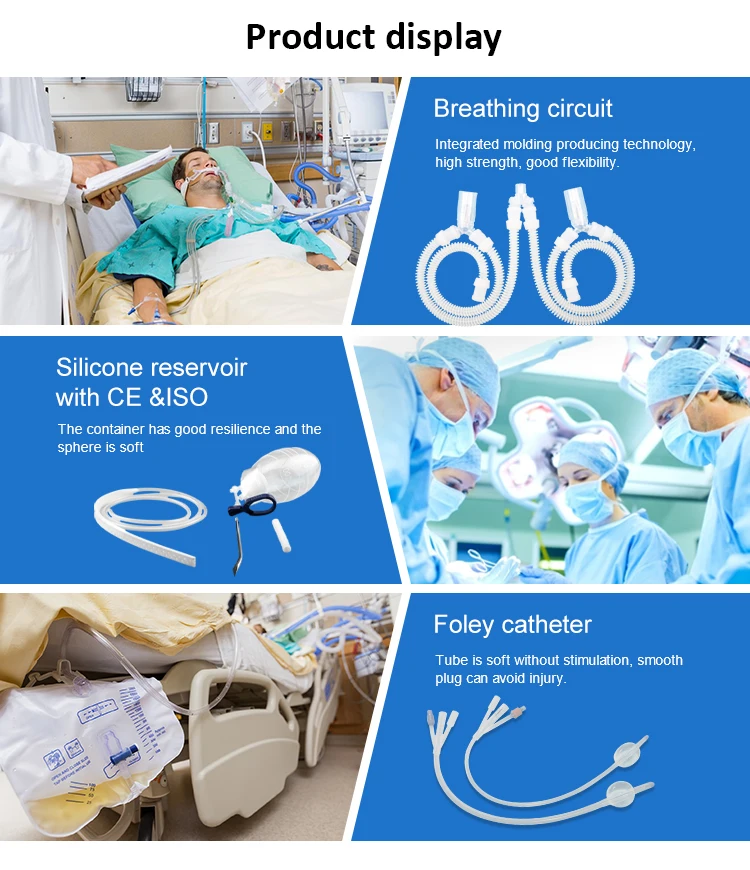 high quality best selling medical disposable silicone foley catheter