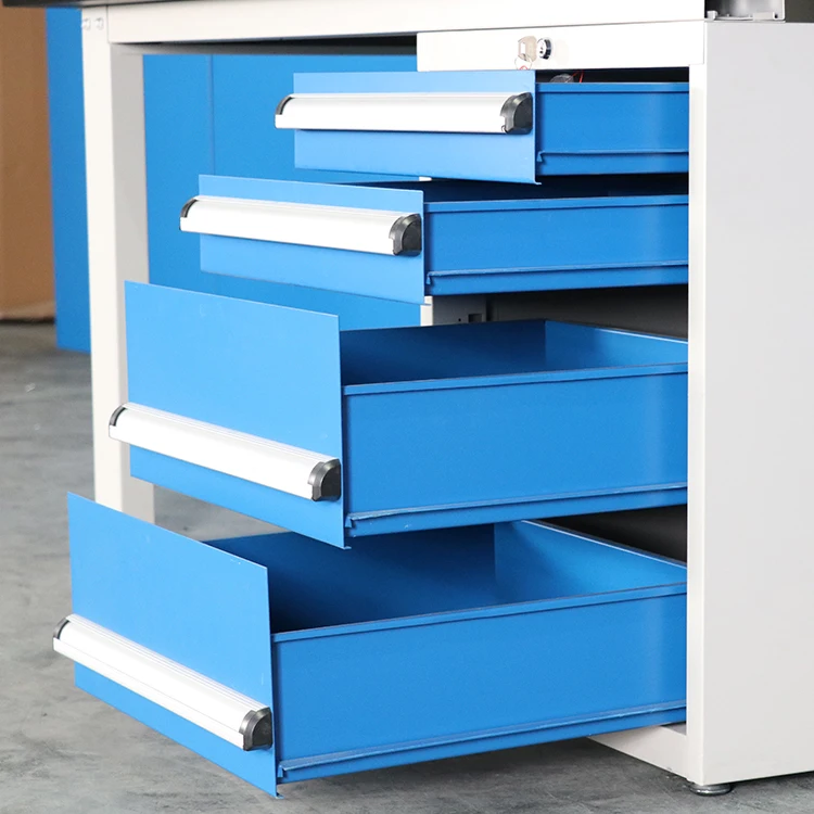 Electronic Industrial Assembly Workshop Table Heavy Duty Garage Workbench