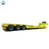 Custom extendable drop deck excavator heavy duty trailer equipment transporter used truck semi trailer 40 ft price