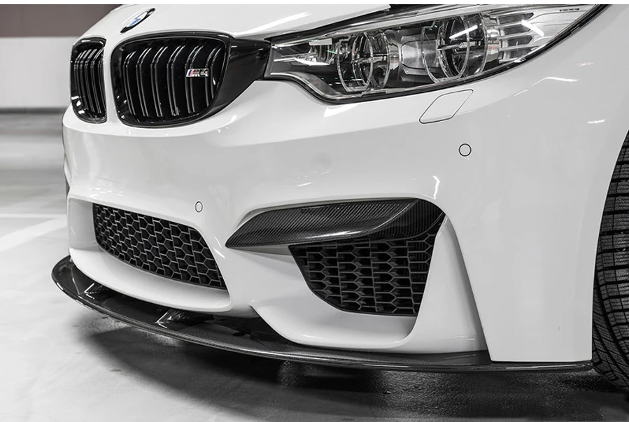 Carbon Fiber Front Bumper Splitter For Bmw M3 F80 M4 F82 F83 Upper Fog
