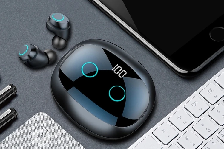 TWS Earbuds Power LED Display Mini Touch Earphone Good Quality - ANKUX.COM